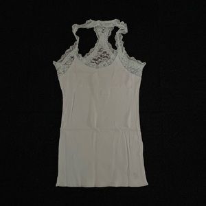 A&F lace detail cami size S
